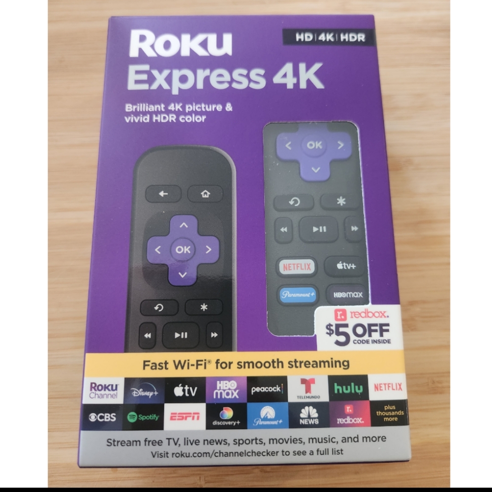 NWT Roku Express 4K Streaming Device